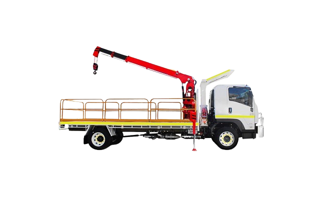 6m 4WD Tray Truck with Crane