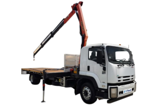 7.6m Tray Truck with Crane